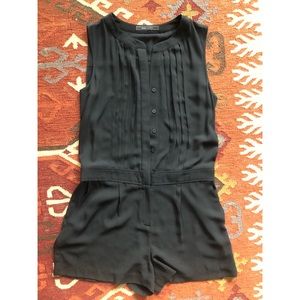 BCBGMaxAzria Pocketed Romper